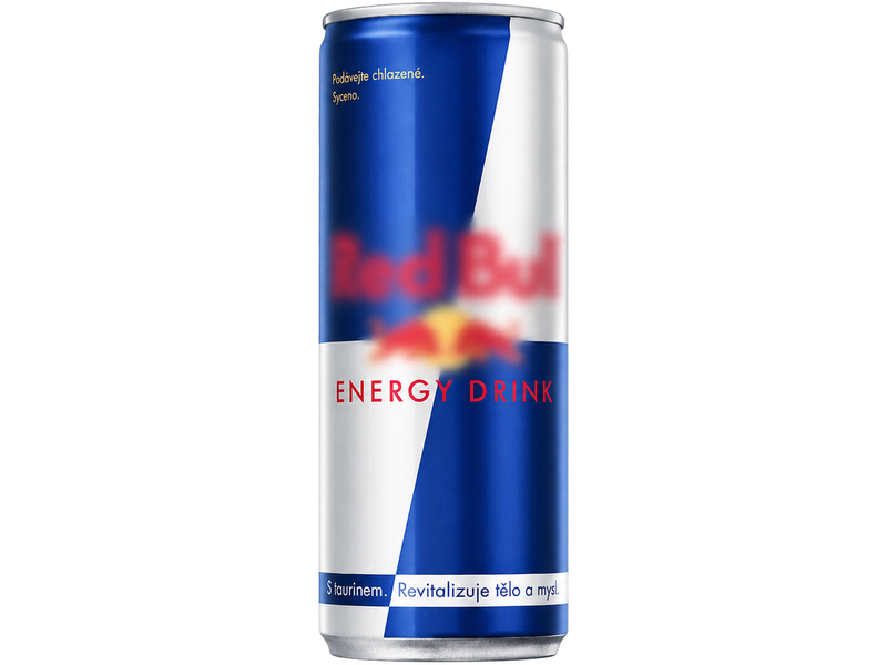 La canette de boisson énergisante pêche de référence