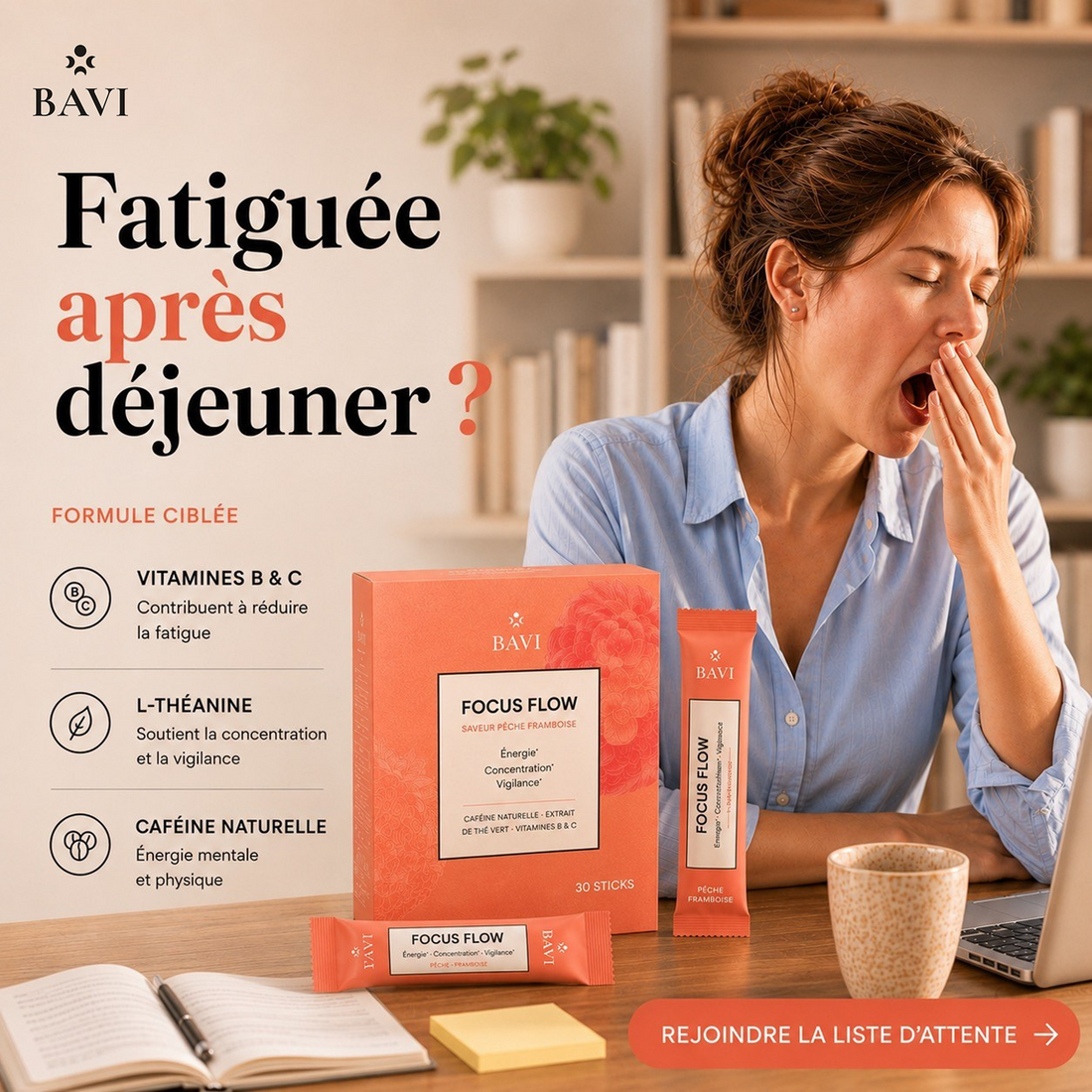 Alternative au café : comment rester concentrée l’après-midi sans multiplier les expressos