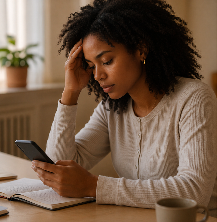 Femme active profitant d'un moment de pause pour soutenir son énergie au cours de la journée.