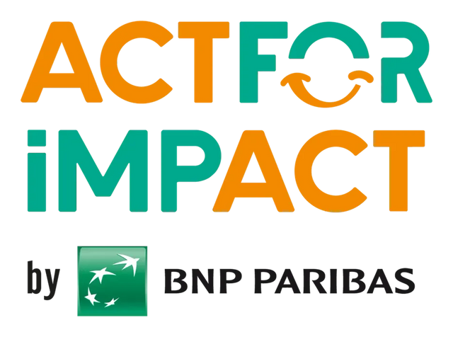 Logo Act for Impact et BNP Paribas